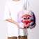 New Year's pillow Round "Olena", for the New Year