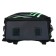 School backpack 38 x 30 x 16 cm, ergonomic back, Stavia "Super Car", black/green