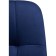 Computer chair Chester Metal/velor, black/blue 49x60x84 cm