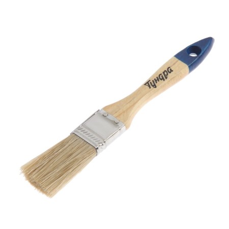 Brush flat tundra, natural bristles, wooden handle, 1 ", 25 mm-2