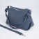 Bag Cross-Bodi with a zipper, blue color