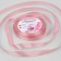 Satin tape, 12 mm × 23 ± 1 m, pearl pink color No. 135