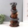 New Year's piggy bank "Snake on the stump" 33 x 14 x 15 cm