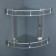 Corner regiment 2-tier, 23 × 23.5 × 28 cm, stainless steel