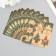 Stick Paper Krapt "New Year Wreaths" 3x9 cm sheet 10x10 cm