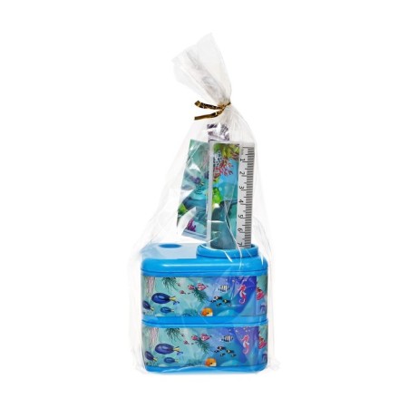 Set of desktop stationery, 6 items, Calligrata "Sea"