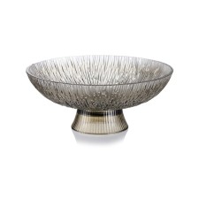 Фруктовница на ножке Delisoga Deli Glass, d=26 см