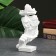 Figure "Silence" 20x7 cm white