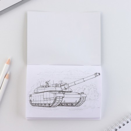 Set of Notepad A6, 32 sheets and handle of write-stand "From February 23"-6