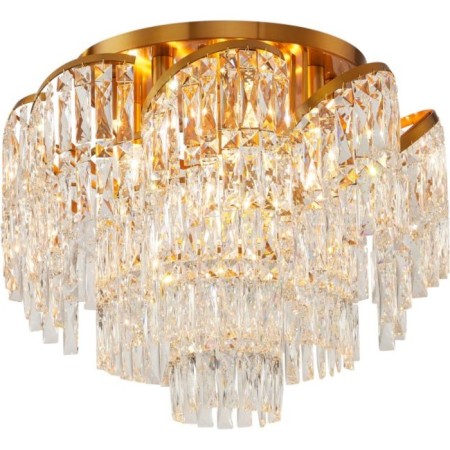 Ceiling chandelier STILFORT 2176/05/12C SApparo, 12x40W, E14, 600x600x480 mm, bronze color-1