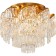 Ceiling chandelier STILFORT 2176/05/12C SApparo, 12x40W, E14, 600x600x480 mm, bronze color
