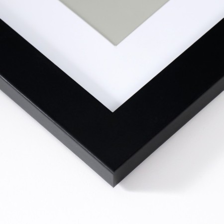 Photo frame MDF "Ellis" 20x20 cm with a paspartm, black-2