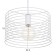 Chandelier Saturn suspension Bayerlux color Beneficial white 1x40W TCCOL E27