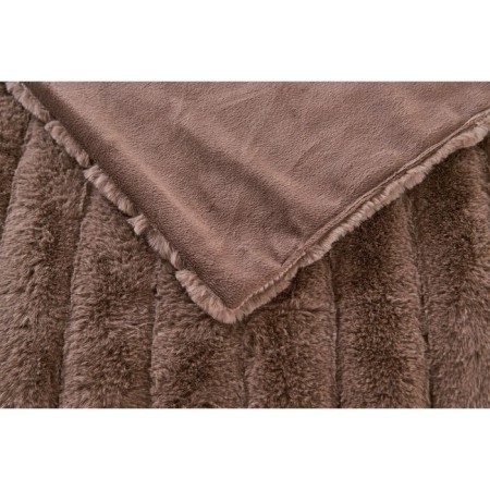 ANABALLY PLAD, size 220x240 cm, chocolate color-4