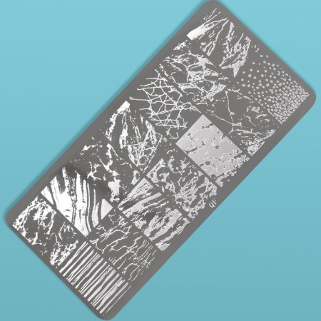 Stamping disk Metal "Texture", 12 × 6 cm-2