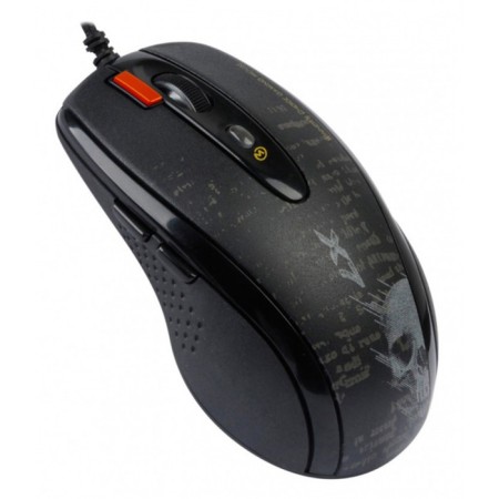 Mouse A4Tech V-Track F5 Black/Optical drawing (3000dpi) USB (6but)-6