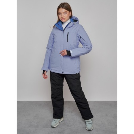Ski suit, size 48, purple color-21