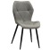 Chair "Dora y", velor tenerife Gray / Black Metal