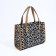 Bag Female Tout with zipper, white/black color