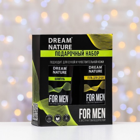 Gift set "sea breeze" Dreamnature: hair shampoo, 250 ml+ shower gel, 250 ml-1