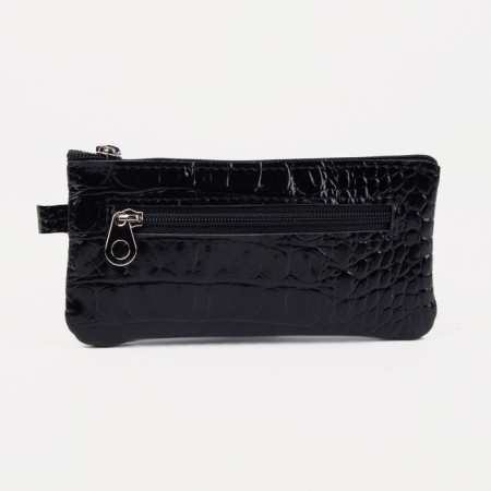 Key of zipper, length 13, 5 cm, ring, black color