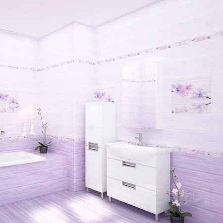 Miracle Miracle McG321D, light lilac, 200x440 mm (1.05 sq)-1