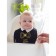 Bibsord for/slobber for feeding "Little Boss" on the button