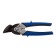 Metal scissors Gross Piranha, 185 mm, straight and right cut, CRM