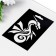 Plastic stencil "Dragon" 9.5x14cm