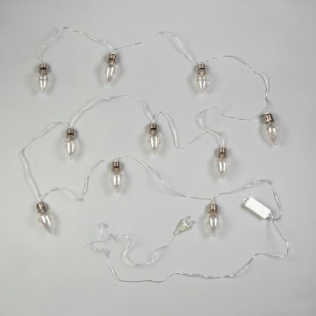 Garland “thread” 3 m with nozzles “drop bulbs”, IP20, transparent thread, 80 LED, white glow, 8 modes, 220 V-2