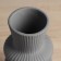 VAZA Ceramics Table "Kurt" D-8 cm, 24x1 cm, gray