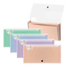 Folder-card, 260 x 138 mm (Travel), 12 departments, 550 μm, Erichkrause 