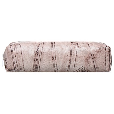 School Penal on the zipper "Jeans" Calligrata, brown-1