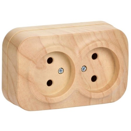 IEK ERH20-K34-10 GLORY, OP, 2 sockets, OP GLORY RS22-2-X 10A without grounding