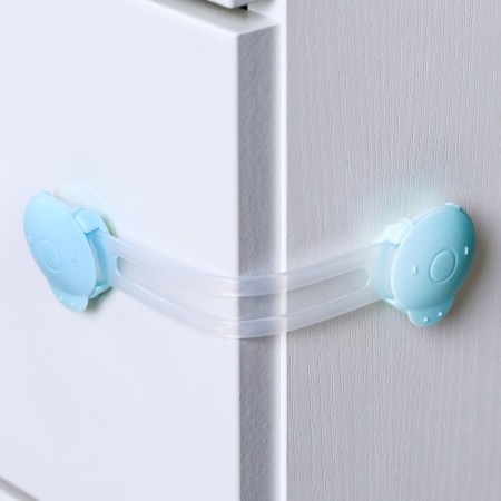 The door lock is universal, set 2 pcs., Mix color-1