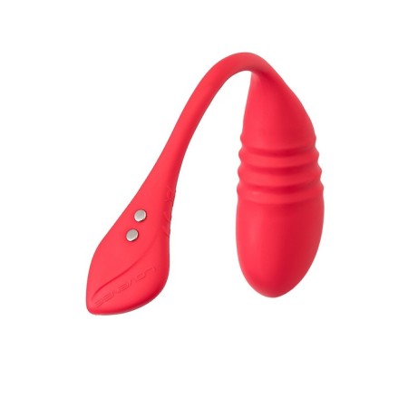 VIBROYAICO Lovense Vulse, 20.3 cm, silicone, red color-7