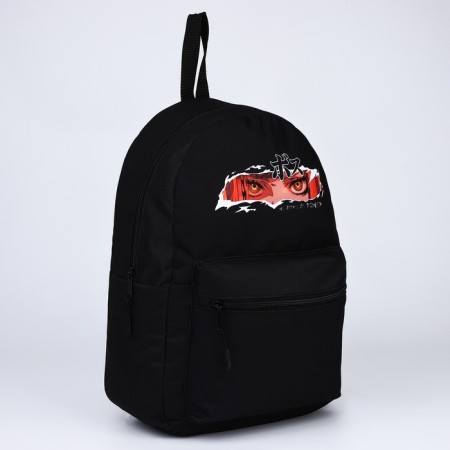 School Youth Backpack "Anime", 29x12x37, lightning department, n/pocket, black-2