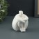 Figure "Lady" 10x7x10cm, white
