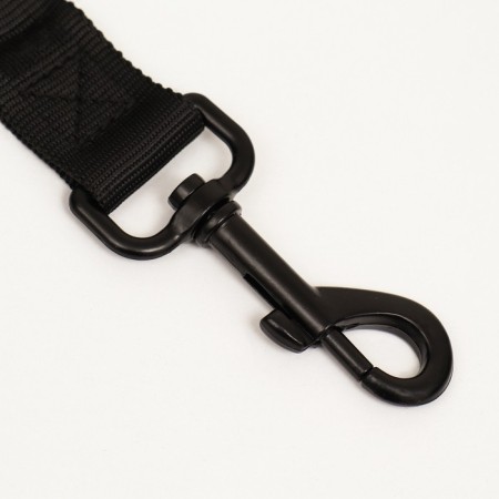 Safety belt for dog shock-absorbing, 54-75 x 2.5 cm, black-3