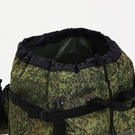 Tourist backpack, Huntsman, 40 l, cord department, 3 outer pockets, green color-8