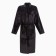 Unisex bathrobe Lovelife "Hygge" color Black, One Size, microfiber, 100% p/e, 250 g/m2