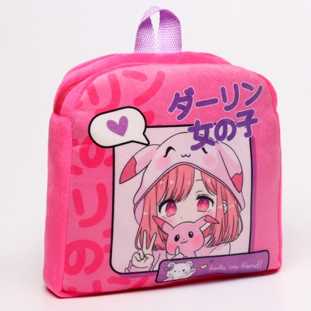 Baby backpack for girl "Anime"-3