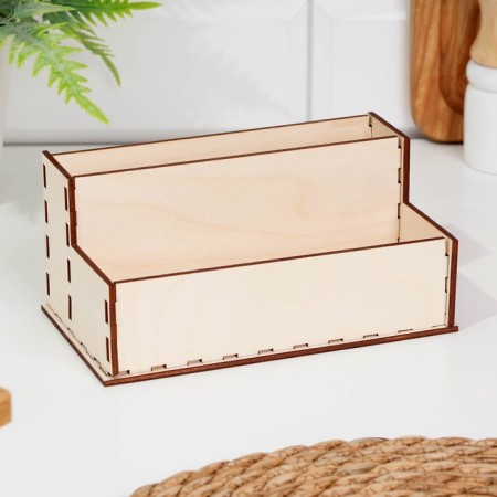 Organizer of a wooden kitchen, 16 × 9.5 × 8 cm-1