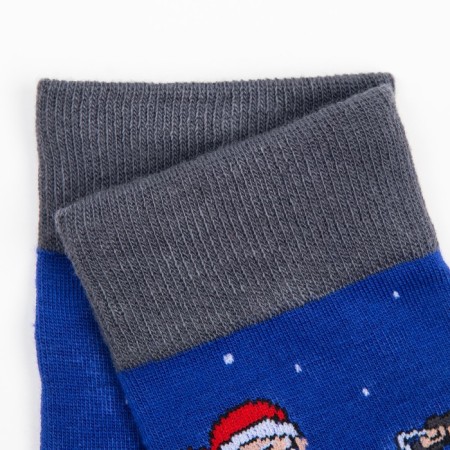 Socks "Biker", blue color, size 23-27 (38-41)-1