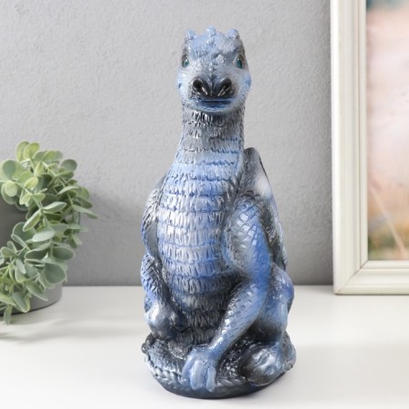 Figure "Dragon" 25.5x12x13 cm, blue-5