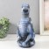 Figure "Dragon" 25.5x12x13 cm, blue