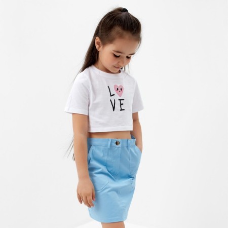 Denim skirt KAFTAN p. 36 (134-140 cm), blue-3