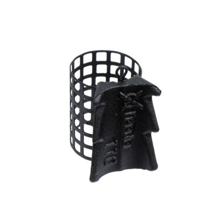 Metallic feeder X-Feeder ME Alligator M Perfo, Matt Black, 110 g, 40 ml-1