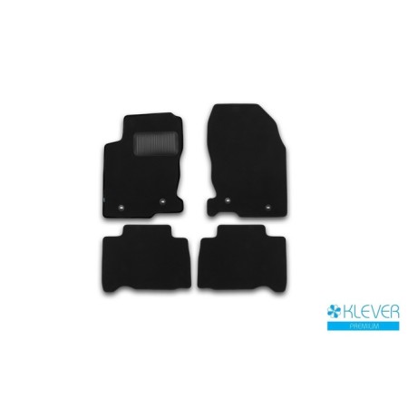 Rugs in the cabin Klever Premium Lexus NX 2014-2016, cross., 4 pcs. (Textiles)