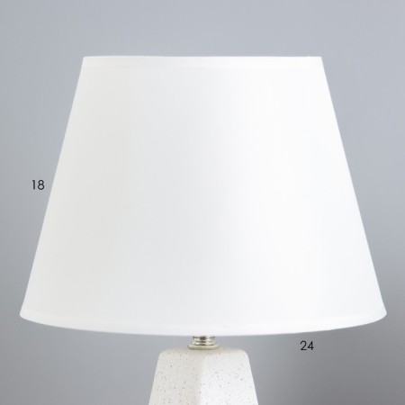 Alberte table lamp E27 40W white 25x25x36cm Risalux-2